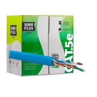 Cabo de Rede Utp 5e Sohoplus 4 Pares Cx C/ 305m Azul Furukawa