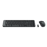 Teclado e Mouse Wireles Mk220 Logitech Preto
