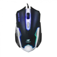 Mouse Usb C3tech Gamer Mg-11bsi Preto e Prata