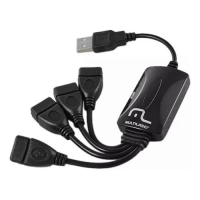 Hub Usb 4 Portas Flex�vel Multilaser 2.0 Ac042