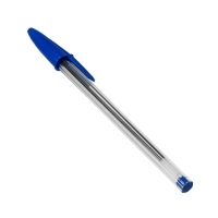Caneta Bic Cristal Azul Ponta Mdia Unidade 1.0mm