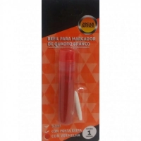 Refil para Marcador de Quadro Branco Jocar Office Vermelho Cod 991006