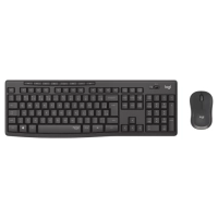 Teclado e Mouse Wireless Mk295 Silent Logitech Preto