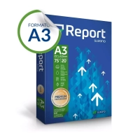Papel A3 Report Premium Resma 75grs 297x420 C/ 500 Folhas