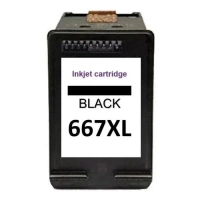 Cartucho Compat�vel Hp 667xl Preto Microjet