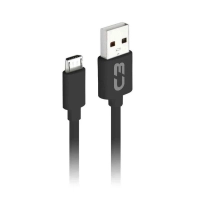 Cabo Usb-micro Usb 1m 2a Cb-m10bk Preto C3tech