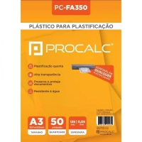 Pl�stico para Plastifica��o A3 Pc-fa350-filme 307x430 125m X50