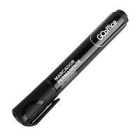 Marcador Permanente 5mm Recarregavel Preto Go Office