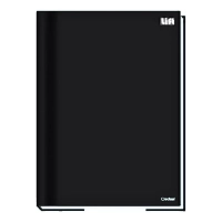 Caderno Universitario 96fls Costurado C/D Credeal 200x275mm Preto