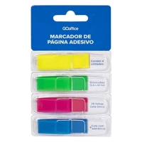 Marcador de Pgina Adesivo Go Office 12,5x43mm Neon 36 Folhas