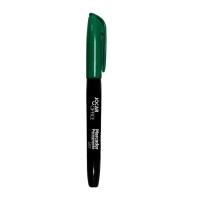 Marcador Permanente Ponta Chanfrada Verde Slim Jocar Office