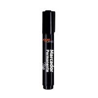 Marcador Permanente Jocar Office 5,0mm Ponta Chanfrada Preto