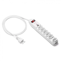Filtro Linha 6 Tomadas Usb Tipo A+c 10a Elgin