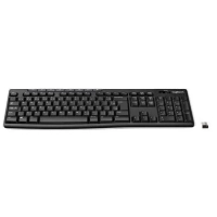 Teclado Sem Fio K270 Preto/Prata Logitech