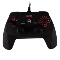 Joypad Pc Double Shock Fighter Usb 2.0 Preto