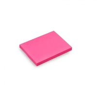 Bloco Adesivo Maxprint Rosa Neon Grande 76mm X 102mm 100 Folhas