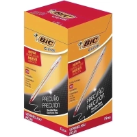 Caneta Esferografica Bic Cristal Precisao 0.8 Mm Vermelha 50 Unidades