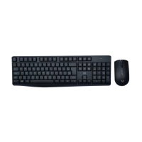 Kit Teclado e Mouse Sem Fio Slim Multi Usb com Pilha Inclusa - Tc270