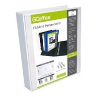 Fichario A4 Go Office 40mm 2 Argolas Branco