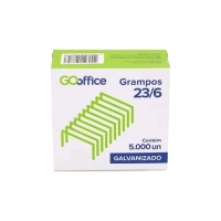 Grampo Go Office Galvanizado 23/06 Cx 5.000un