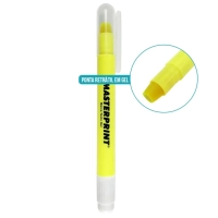 Caneta Marca Texto Gel Amarela - Mp 613