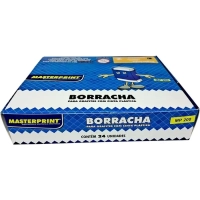Borracha Branca Tpr com Capa Azul Mp-200 Caixa com 24