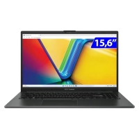 Notebook Asus 15.6p R3-7320u 4gb 128gbssd W11 E1504fa-nj1364w Preto Bivolt