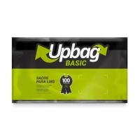 Saco para Lixo Basic Up Bag Preto 30l 50un