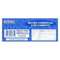 Recibo Comercial Sao Domingos com Canhoto 50fls