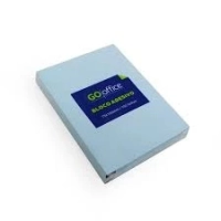 Bloco Adesivo Go Office 75x100mm Azul Pastel
