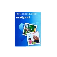 Papel Fotografico Glossy Adesivo Maxprint A4 135gsm - 50 Folhas