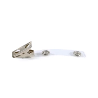 Clips para Cracha Go Office Niquelado Pct 10un