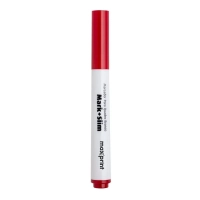Marcador Quadro Branco Vermelho Mark Slim Maxprint Ponta Poliester - Unidade