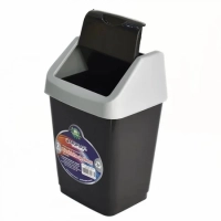 Lixeira de Mesa 2 Litros com Tampa Basculante Pret