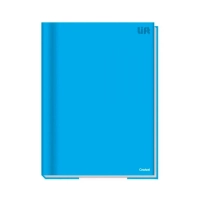 Caderno 1/4 96fls Costurado C/D Credeal 140x202mm Azul