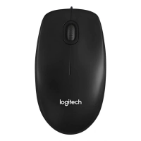 Mouse Usb M90 Logitech com Fio Preto