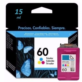 Cartucho Hp 60 Color Original Cc643wb