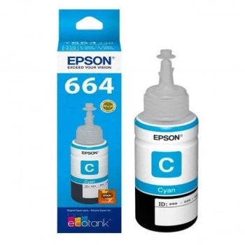 Tinta Epson Azul Refil T664220 70ml Original