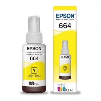 Tinta Epson Amarela Refil T664420 70ml Original
