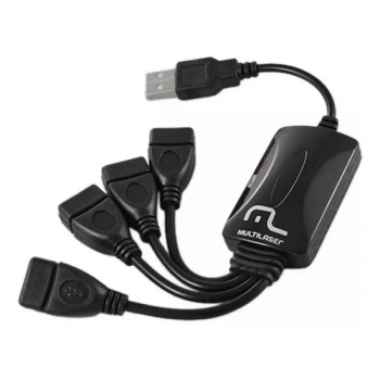 Hub Usb 4 Portas Flex�vel Multilaser 2.0 Ac042