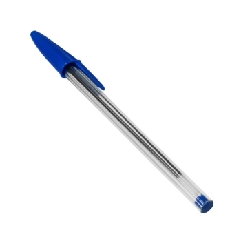 Caneta Bic Cristal Azul Ponta Mdia Unidade 1.0mm
