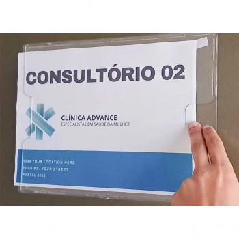 Display Office A4 A4 Quadro de Avisos Cristal Maxcril
