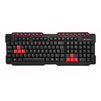 Teclado e Mouse C3tech com Fio Gamer Gk-20bk