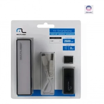 Kit Smartphone Multilaser Micro Sd/ Pen Drive/ Powerbank Mc200