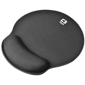 Mouse Pad Apoio Gel Preto C3tech Mp-100