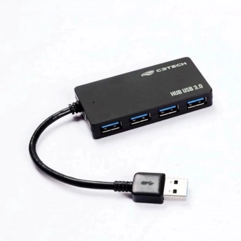 Hub Usb 4 Portas Flex�vel C3tech 3.0 Hu-310bk