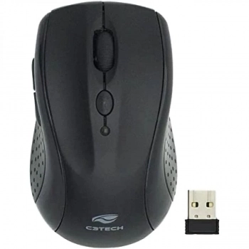 Mouse Wireless C3tech Bt+rc/Nano M-bt12bk