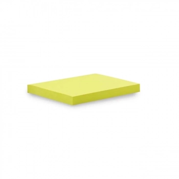 Bloco Adesivo Maxprint Amarelo Neon Grande 76mm X 102mm 100 Folhas 1 Bloco