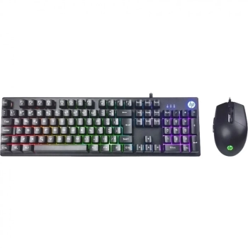 Teclado e Mouse Hp Usb Gamer Km300f Preto