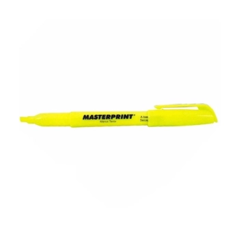 Caneta Marca Texto Masterprint Amarela - Mp 612